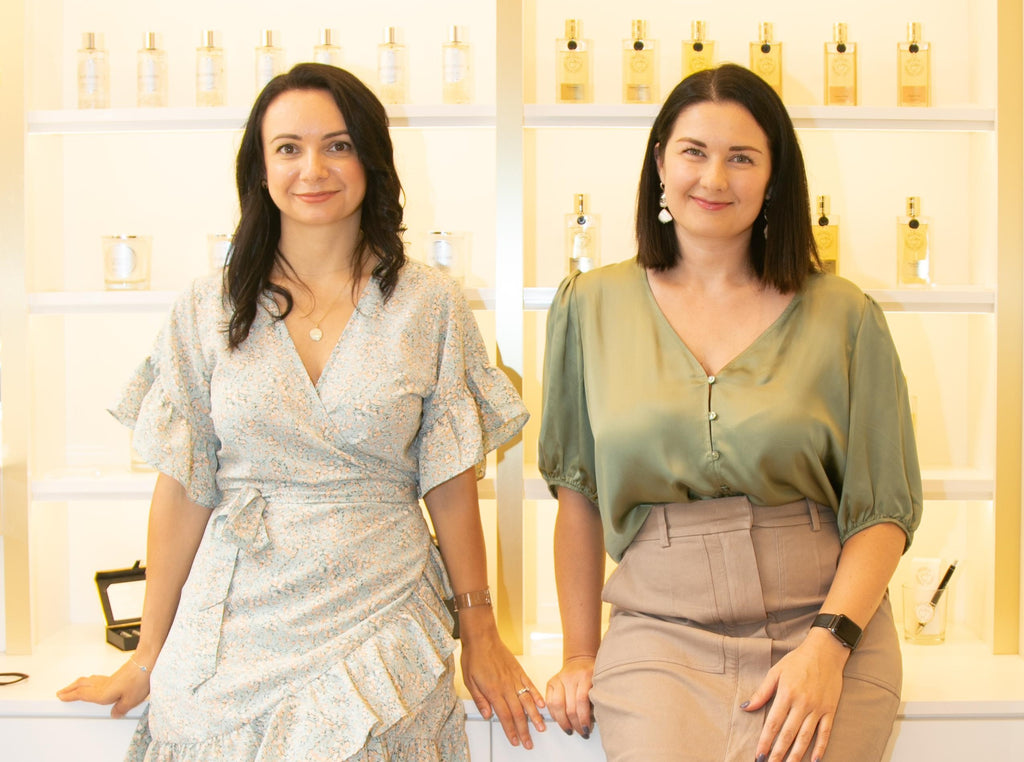 Irina & Maria - Founders of Scentrique NIche Perfumes & Home Fragrances