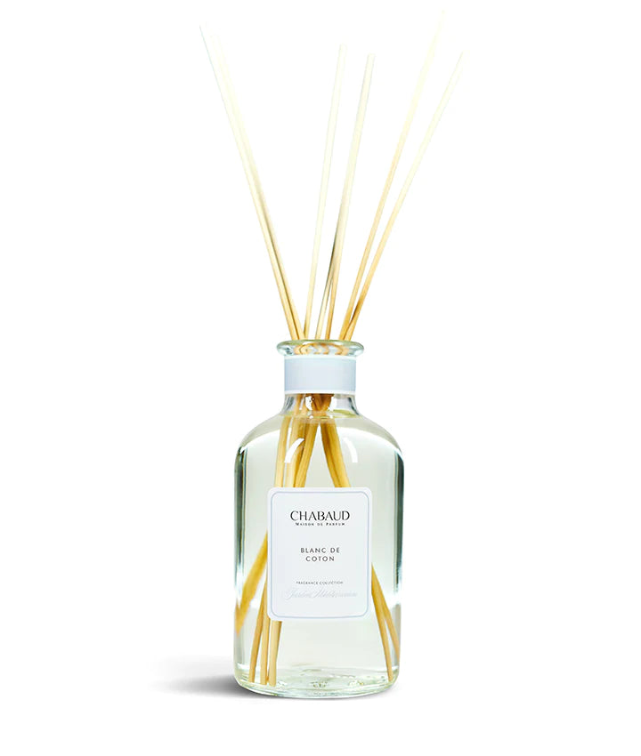 Blanc de Coton Reed Diffuser by Chabaud Maison De Parfum | Scentrique