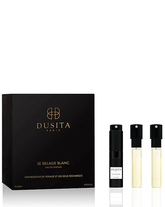 Dusita Le Sillage Blanc Fragrance Travel Spray Bottle | Scentrique Niche Perfumes
