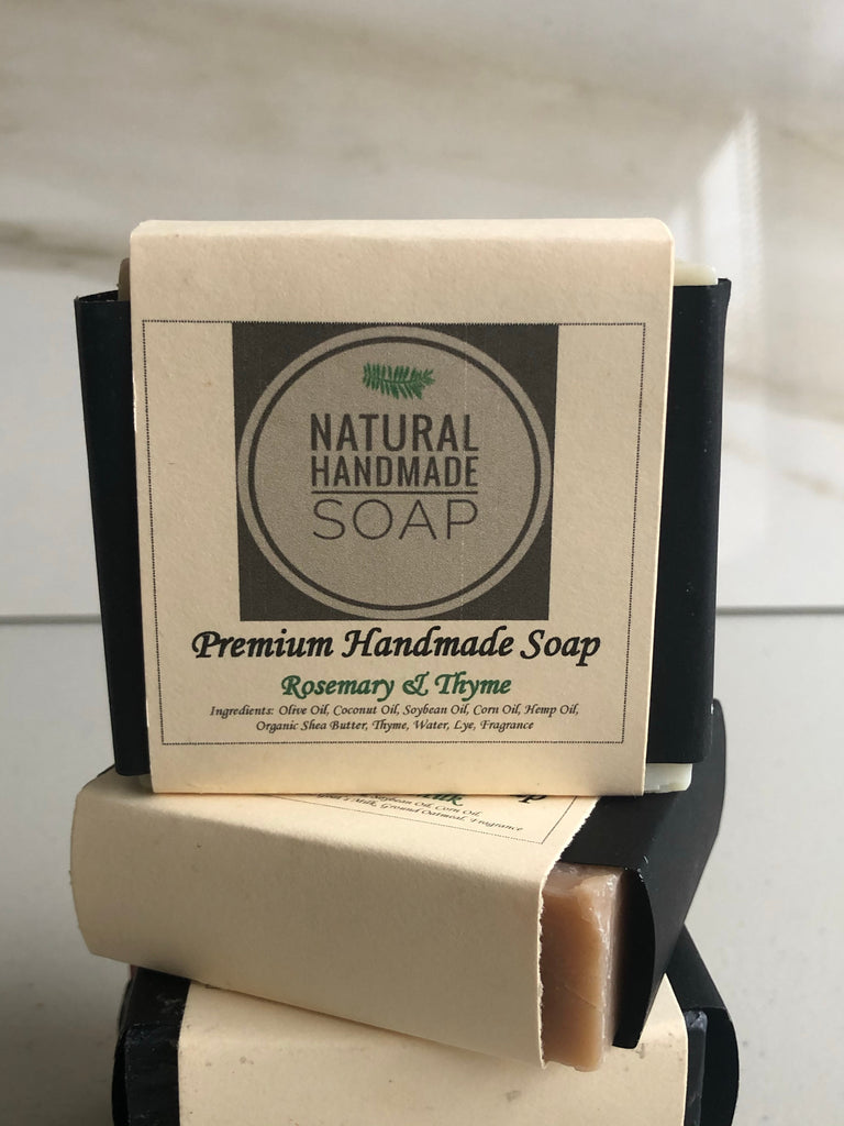 Rosemary & Thyme Natural Handmade Soap | Scentrique Home Fragrances